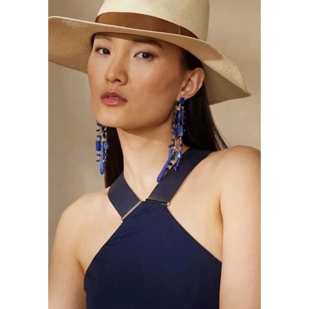 Ralph Lauren Collection Jinett Jersey Halter Day Dress Size 10 US - Picture 4 of 12